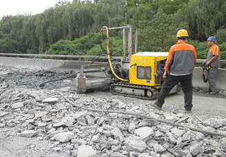 混凝土水銑破碎 混凝土水銑破碎